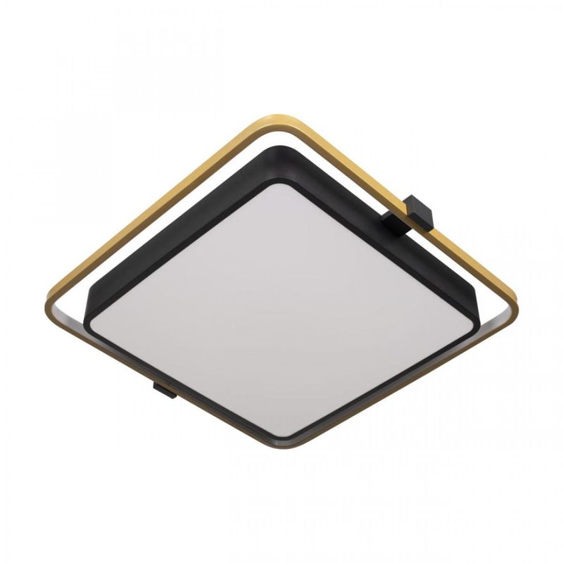 Потолочный светильник Gold Square Saturn Черный Золотой в Волгограде | Loft Concept 