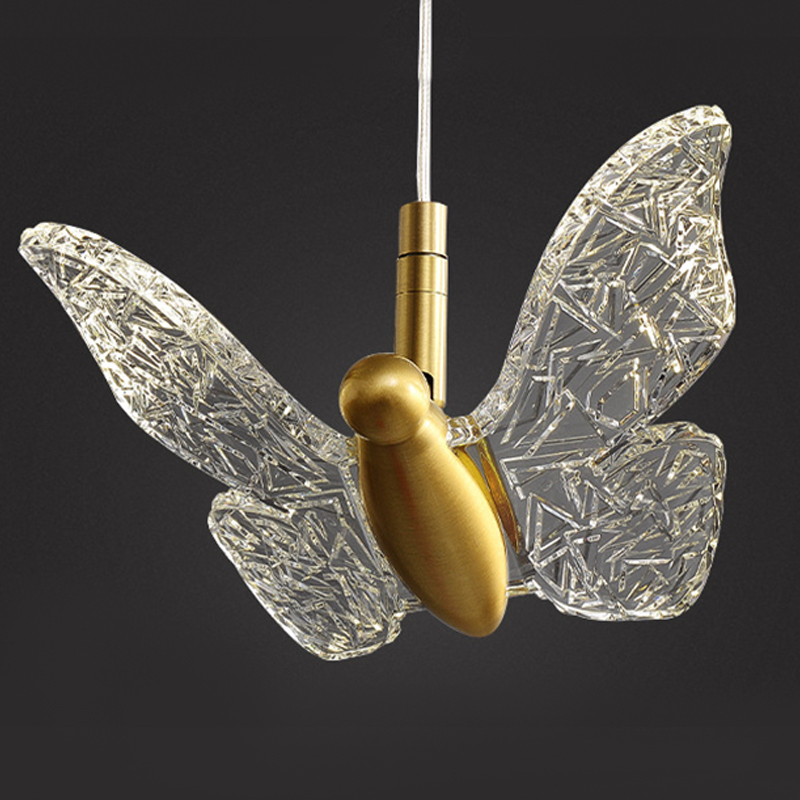 Butterfly Pendant Lamp H Прозрачный Латунь Butterfly Pendant Lamp H Прозрачный Латунь в Волгограде | Loft Concept