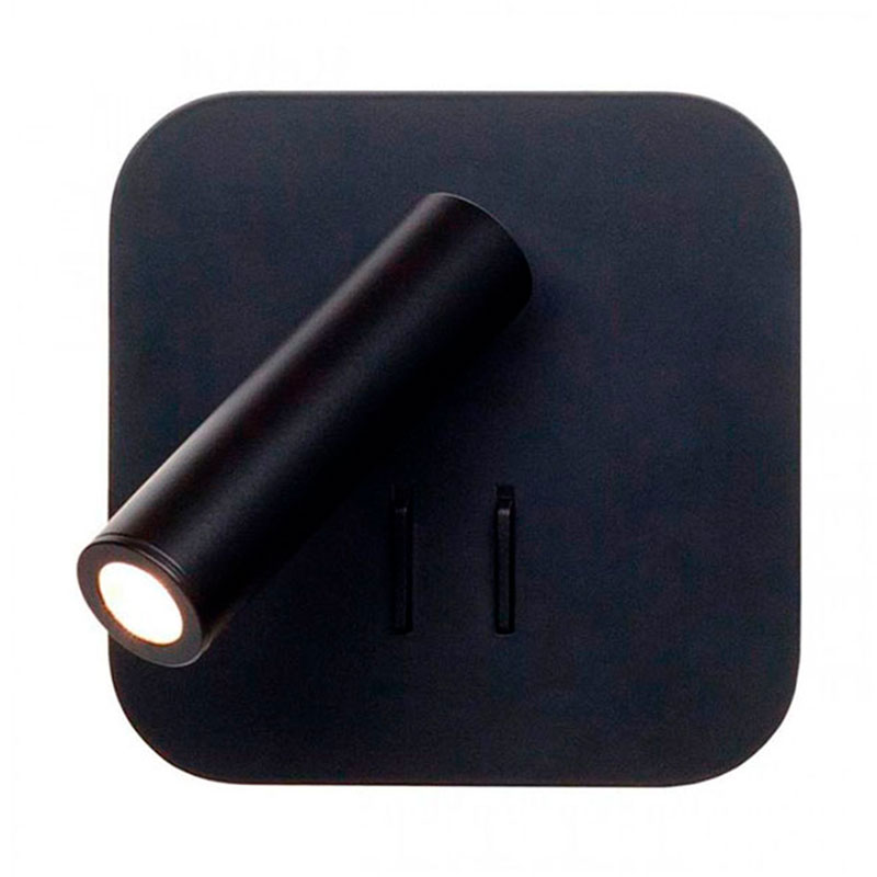 Бра Chelsom WALL LED DOCK Black Square Черный Бра Chelsom WALL LED DOCK Black Square Черный в Волгограде | Loft Concept