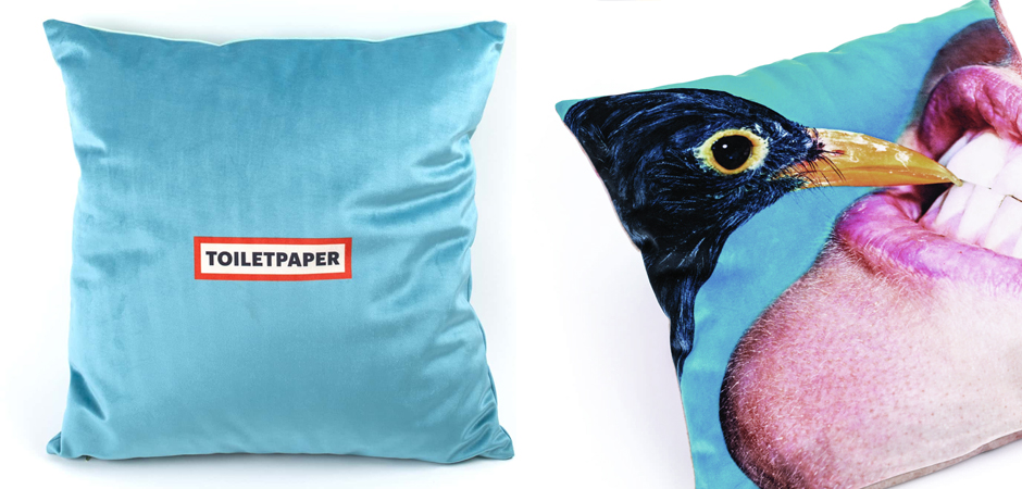 Подушка Seletti Cushion Crow Design Toiletpaper Подушка Seletti Cushion Crow Design Toiletpaper - Loft-Concept в Волгограде