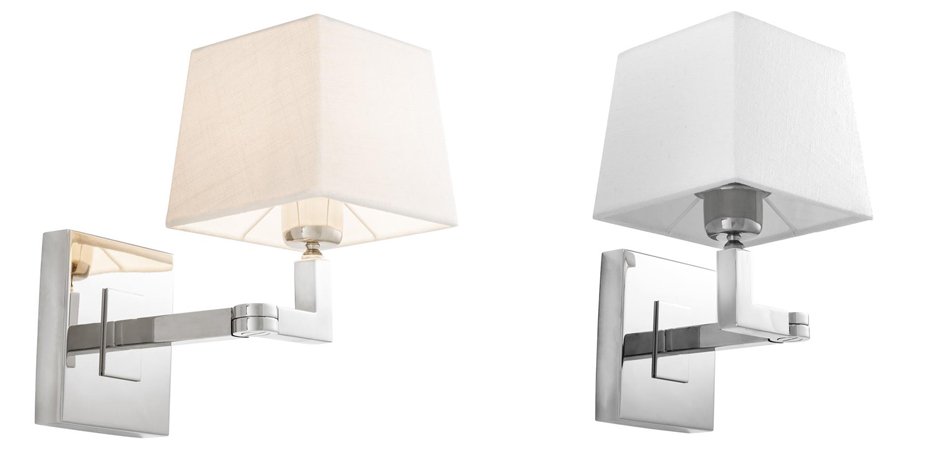 Бра Eichholtz Wall Lamp Cambell Nickel Бра Eichholtz Wall Lamp Cambell Nickel - Loft-Concept в Волгограде