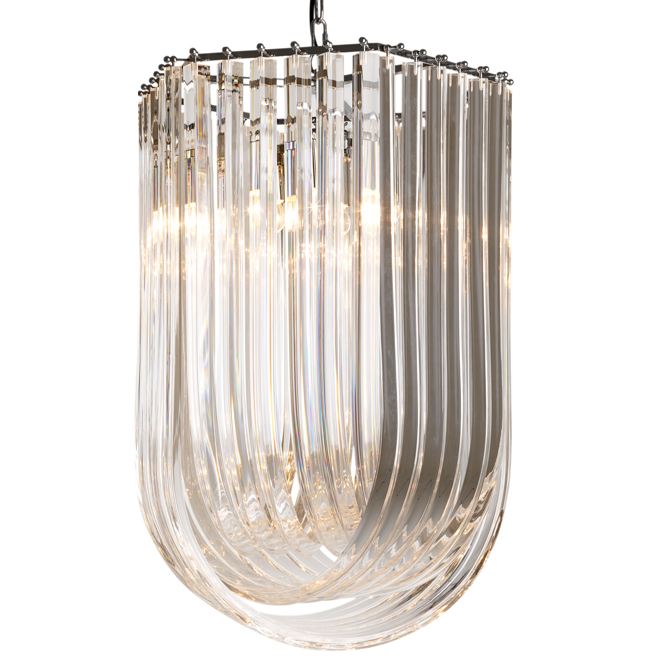 Люстра Chandelier Caserta Прозрачный (Transparent) Никель Люстра Chandelier Caserta Прозрачный (Transparent) Никель в Волгограде | Loft Concept