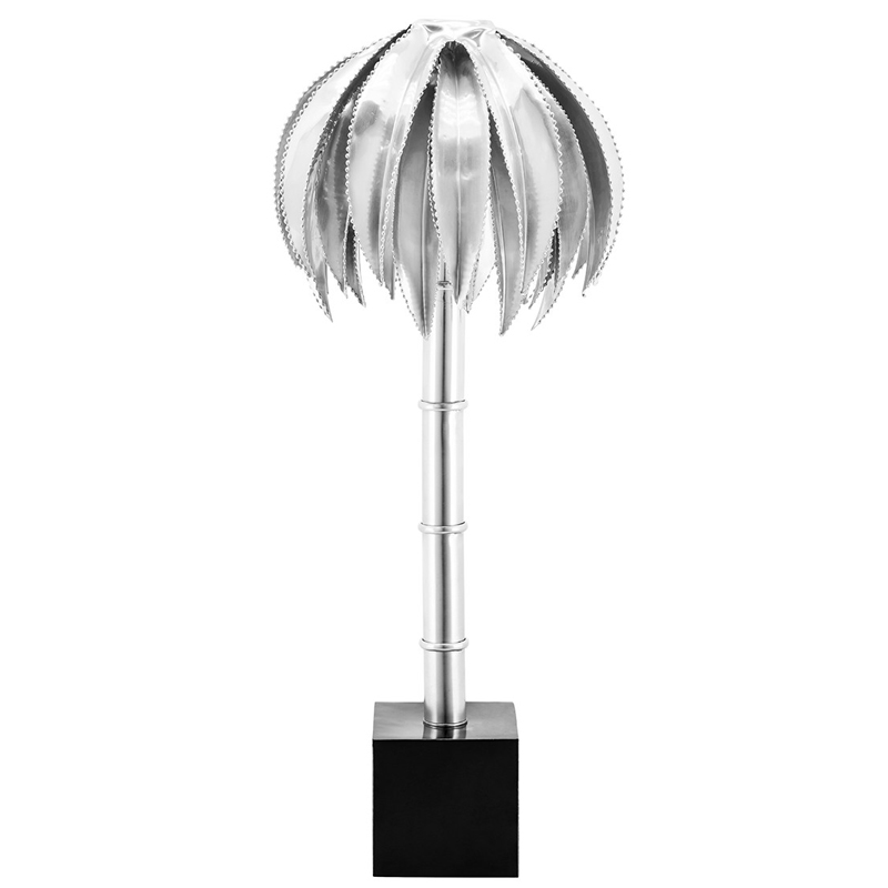 Настольная лампа TABLE LAMP PALMERY Silver Серебряный Настольная лампа TABLE LAMP PALMERY Silver Серебряный в Волгограде | Loft Concept
