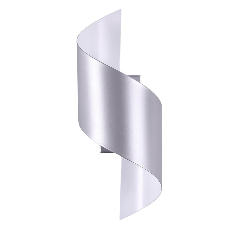Бра Silver Locken Wall Lamp Серебряный Бра Silver Locken Wall Lamp Серебряный в Волгограде | Loft Concept
