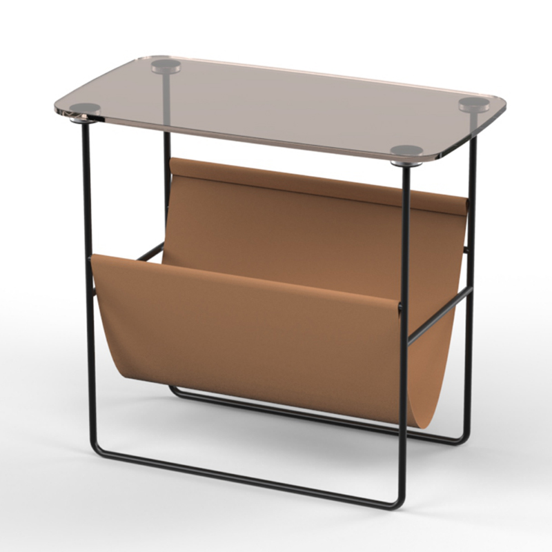 Стол Convenience Table Черный Прозрачный черный Терракотовый Стол Convenience Table Черный Прозрачный черный Терракотовый в Волгограде | Loft Concept