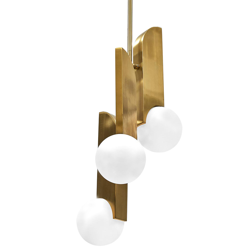Подвесной светильник Harvir Hanging Lamp Золотой Белый Подвесной светильник Harvir Hanging Lamp Золотой Белый в Волгограде | Loft Concept