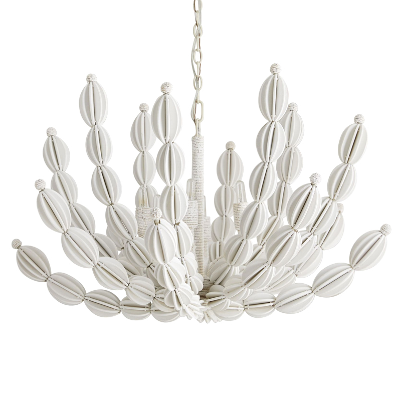 Люстра Arteriors INDI CHANDELIER Белый Люстра Arteriors INDI CHANDELIER Белый в Волгограде | Loft Concept