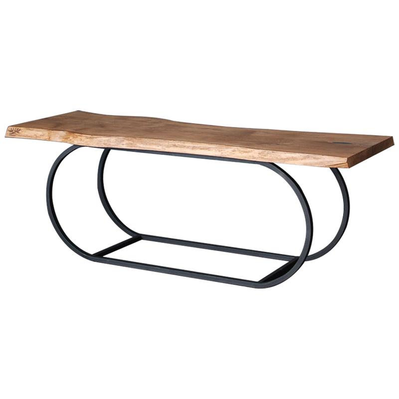 Кофейный стол Rhydian Industrial Metal Rust Coffee Table Светлый дуб Черный Кофейный стол Rhydian Industrial Metal Rust Coffee Table Светлый дуб Черный в Волгограде | Loft Concept