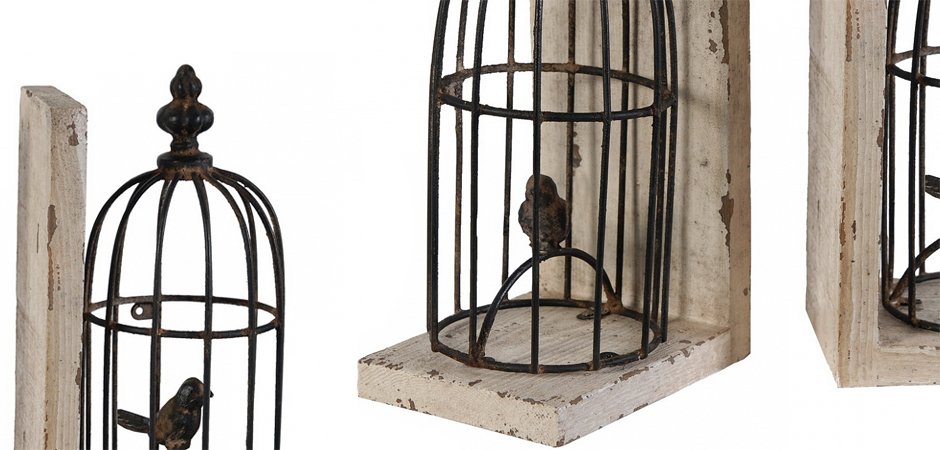 Держатель для книг Birds In Cage Держатель для книг Birds In Cage - Loft-Concept в Волгограде