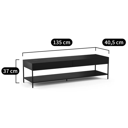 ТВ-тумба из металла с 2-мя ящиками Kelsey Metal TV Stand ТВ-тумба из металла с 2-мя ящиками Kelsey Metal TV Stand в Волгограде