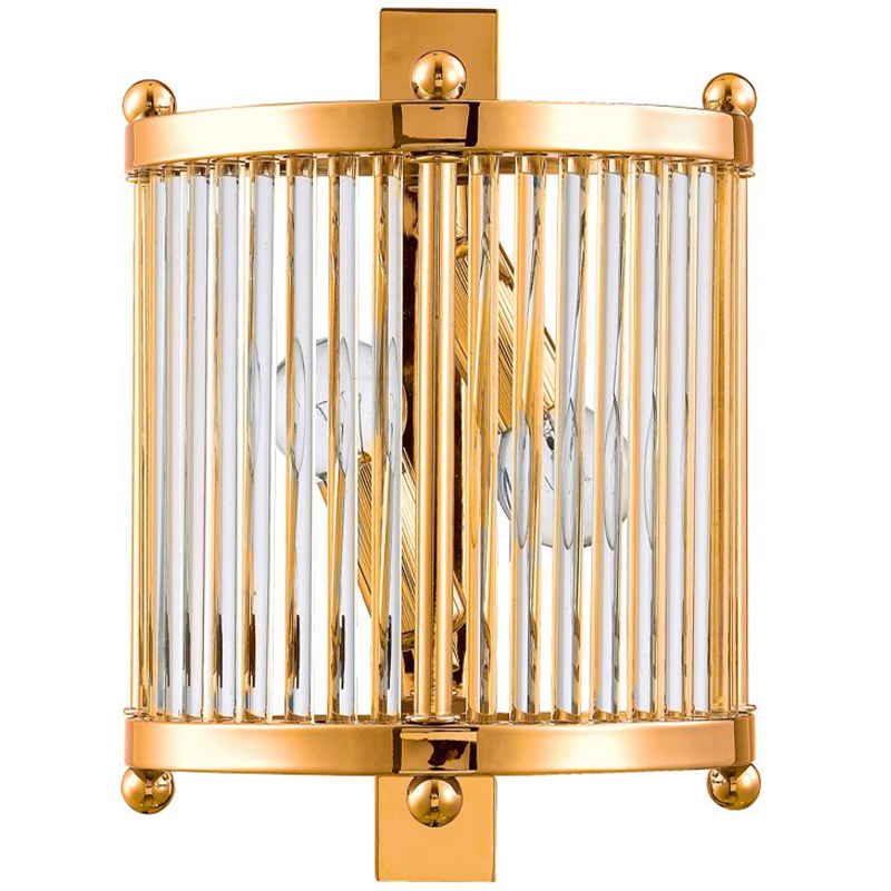 Бра Gorden Gold Sconce Золотой Прозрачное Стекло Бра Gorden Gold Sconce Золотой Прозрачное Стекло в Волгограде | Loft Concept