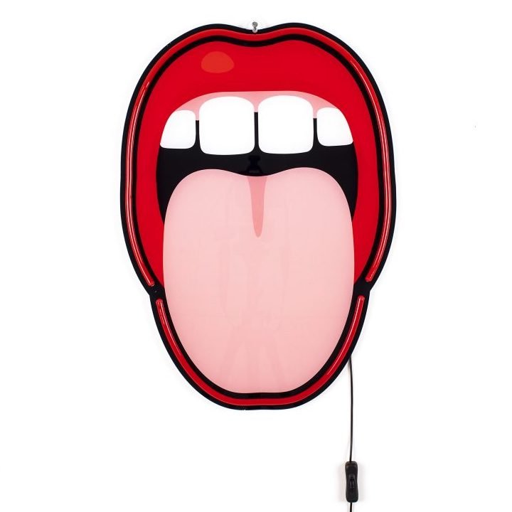 Бра Seletti Led Lamp Tongue Красный Бра Seletti Led Lamp Tongue Красный в Волгограде | Loft Concept