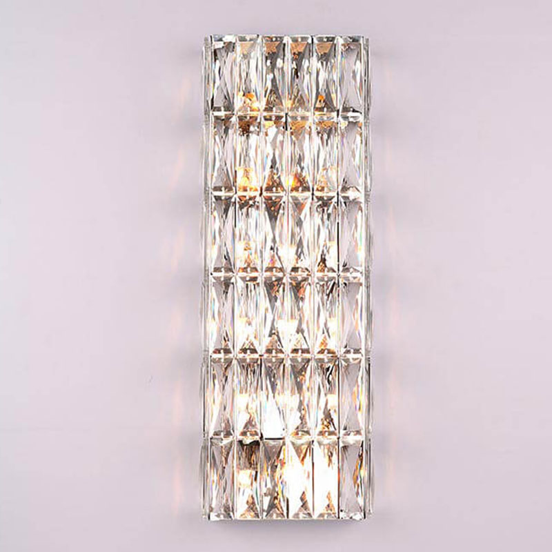 Бра Crystal Regena Chrome Wall Lamp 12 Хром Прозрачный (Transparent) Бра Crystal Regena Chrome Wall Lamp 12 Хром Прозрачный (Transparent) в Волгограде | Loft Concept