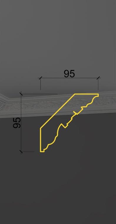 Карниз с орнаментом KO-17 в Волгограде