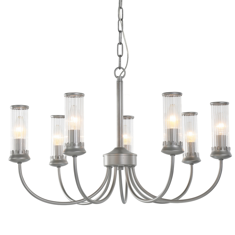 Люстра Morgane Chandelier silver 66 Серебряный Прозрачный Люстра Morgane Chandelier silver 66 Серебряный Прозрачный в Волгограде | Loft Concept