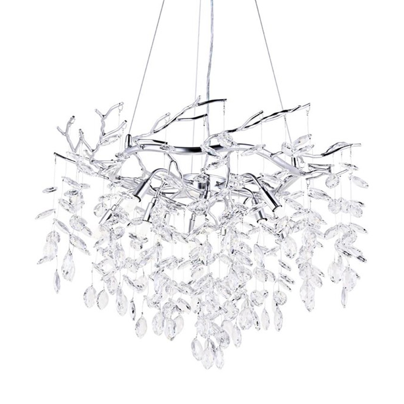 Люстра Floes Silver Хрустальная Серебряный Люстра Floes Silver Хрустальная Серебряный в Волгограде | Loft Concept