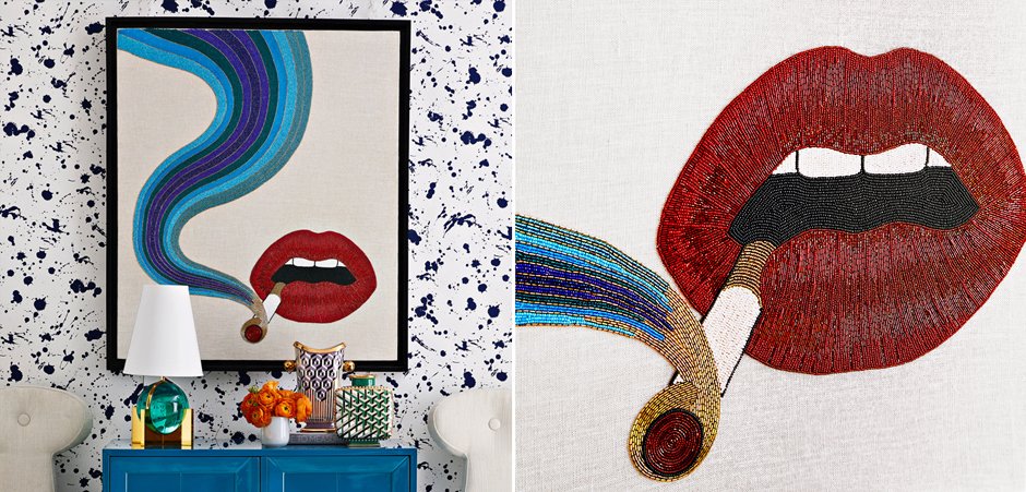 Smolder Beaded Wall Art панно из бисера Smolder Beaded Wall Art панно из бисера - Loft-Concept в Волгограде