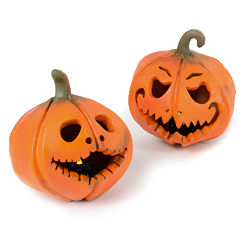 Аксессуар для Хэллоуина Two Pumpkins set 1 Оранжевый Зеленый Аксессуар для Хэллоуина Two Pumpkins set 1 Оранжевый Зеленый в Волгограде | Loft Concept