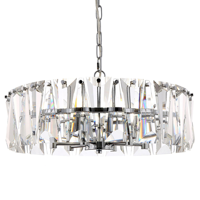 Люстра Ruby Crystal Chandelier Chrome 53 Хром Прозрачное Стекло Люстра Ruby Crystal Chandelier Chrome 53 Хром Прозрачное Стекло в Волгограде | Loft Concept
