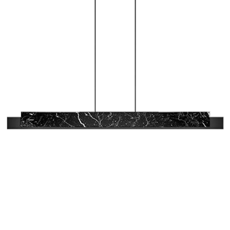 Люстра Leonce Marble Linear Chandelier Черный Черный Мрамор Nero Люстра Leonce Marble Linear Chandelier Черный Черный Мрамор Nero в Волгограде | Loft Concept