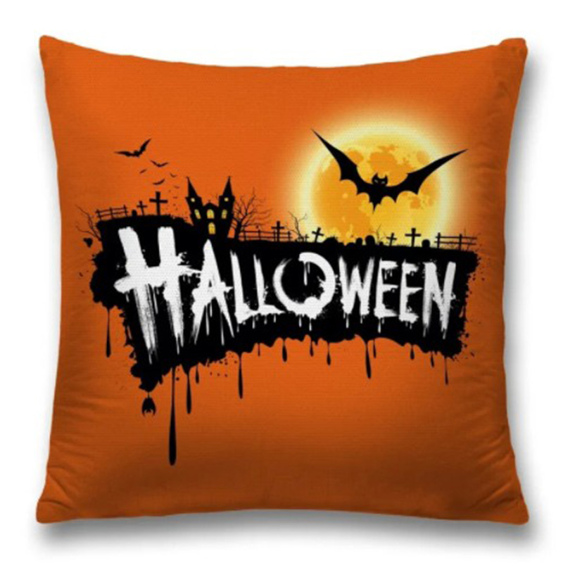 Подушка Halloween Оранжевый Черный Подушка Halloween Оранжевый Черный в Волгограде | Loft Concept