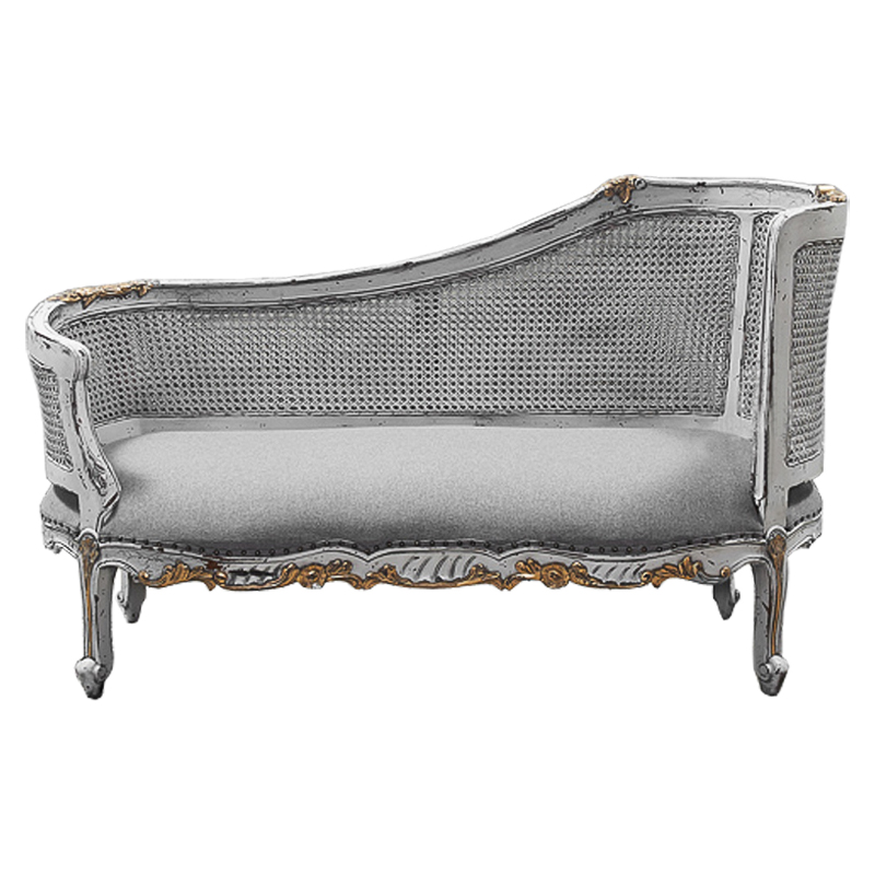 Кушетка Maria Antoinette Side Sofa Gray Серый Кушетка Maria Antoinette Side Sofa Gray Серый в Волгограде | Loft Concept
