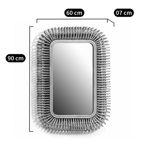 Зеркало из ротанга WICKER MIRROR Зеркало из ротанга WICKER MIRROR в Волгограде