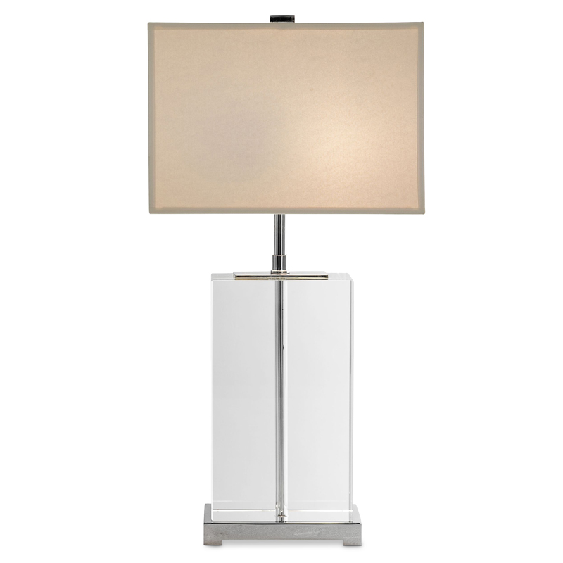 Настольная лампа Eichholtz Table Lamp Bridgefield Прозрачный Белый Настольная лампа Eichholtz Table Lamp Bridgefield Прозрачный Белый в Волгограде | Loft Concept