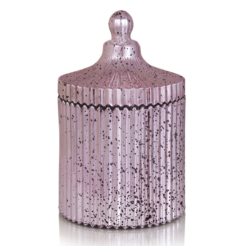 Ваза Glass Vessel With Lid розовая Розовый Ваза Glass Vessel With Lid розовая Розовый в Волгограде | Loft Concept