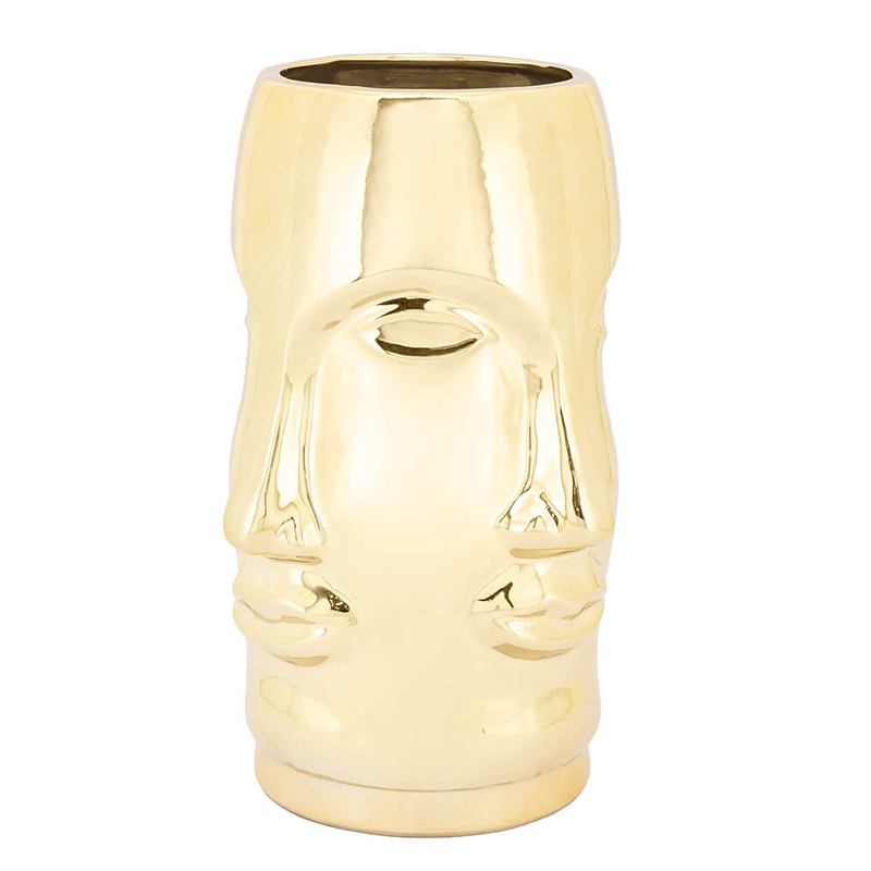 Ваза VASE MING FACE Gold Глянцевое золото Ваза VASE MING FACE Gold Глянцевое золото в Волгограде | Loft Concept