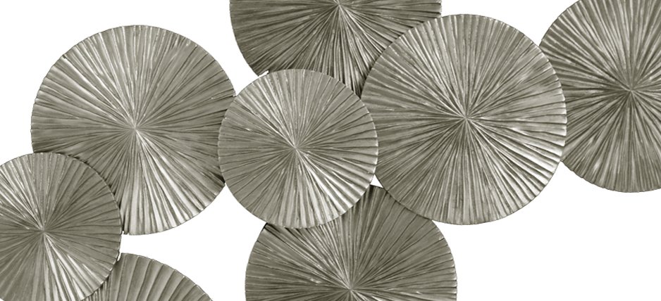 Арт-объект Apollo Silver Wall Plaque Disc Арт-объект Apollo Silver Wall Plaque Disc - Loft-Concept в Волгограде