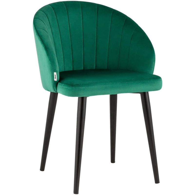 Стул Balsari Chair Изумрудно-Зеленый Велюр Изумрудный Черный Стул Balsari Chair Изумрудно-Зеленый Велюр Изумрудный Черный в Волгограде | Loft Concept