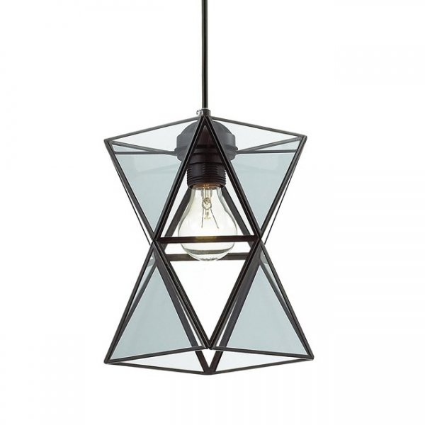 Подвесной светильник PolyPyramid Glass Pendant Прозрачный Подвесной светильник PolyPyramid Glass Pendant Прозрачный в Волгограде | Loft Concept