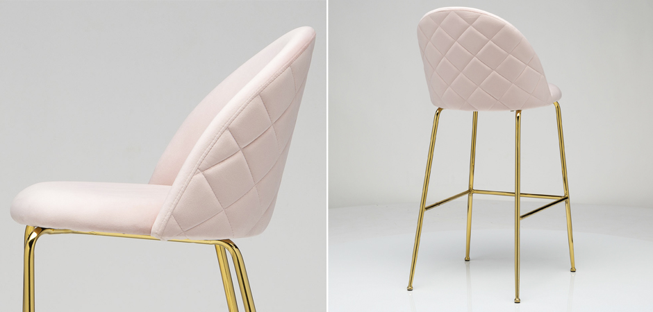 Барный стул Vendramin Bar Stool pink Барный стул Vendramin Bar Stool pink - Loft-Concept в Волгограде