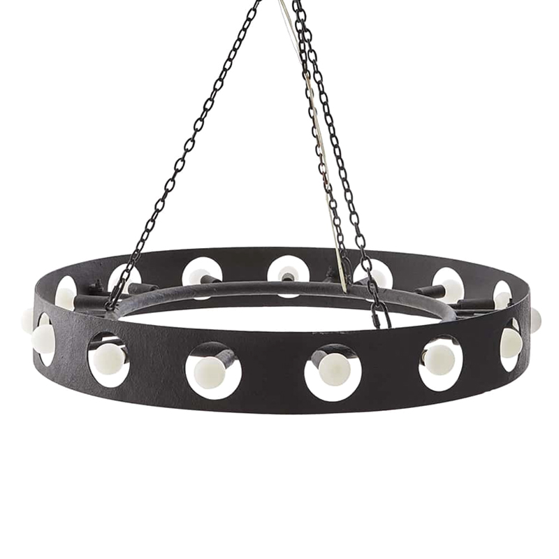 Люстра Arteriors REDONDO CHANDELIER Черный Люстра Arteriors REDONDO CHANDELIER Черный в Волгограде | Loft Concept