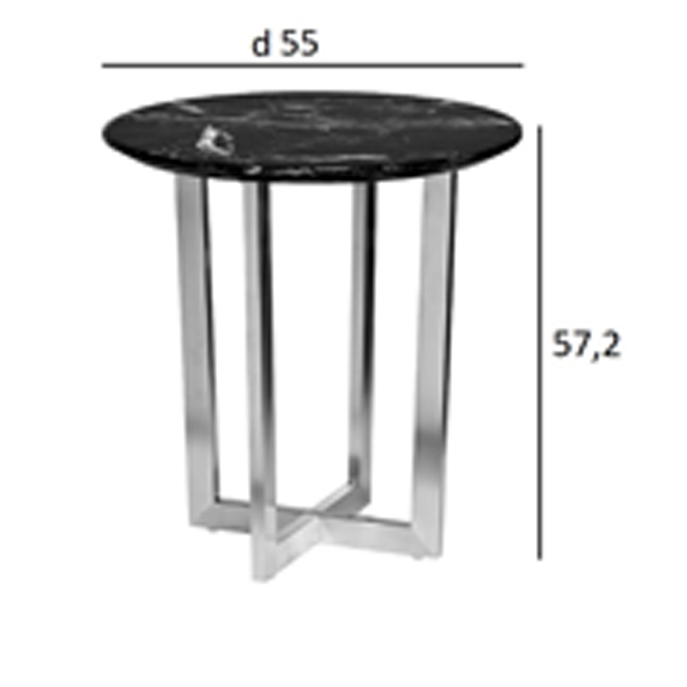 Столик журнальный круглый с белый столешницей Marsali Coffee Table Столик журнальный круглый с белый столешницей Marsali Coffee Table в Волгограде