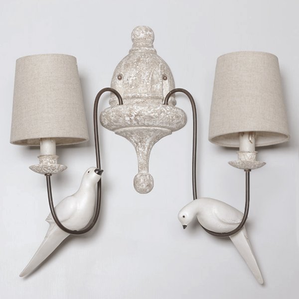 Бра Norman Bird Wall Lamp double ivory ( слоновая кость ) Бра Norman Bird Wall Lamp double ivory ( слоновая кость ) в Волгограде | Loft Concept
