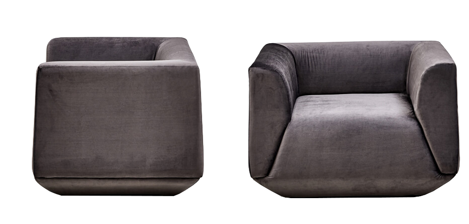 Armchair Cube Gray Lilac Большое Кресло Куб Armchair Cube Gray Lilac Большое Кресло Куб - Loft-Concept в Волгограде