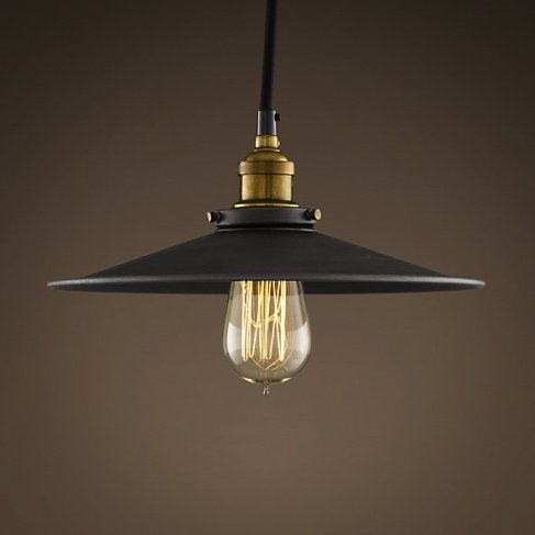 Подвесной светильник Loft Cone Pendant 30 Черный Подвесной светильник Loft Cone Pendant 30 Черный в Волгограде | Loft Concept