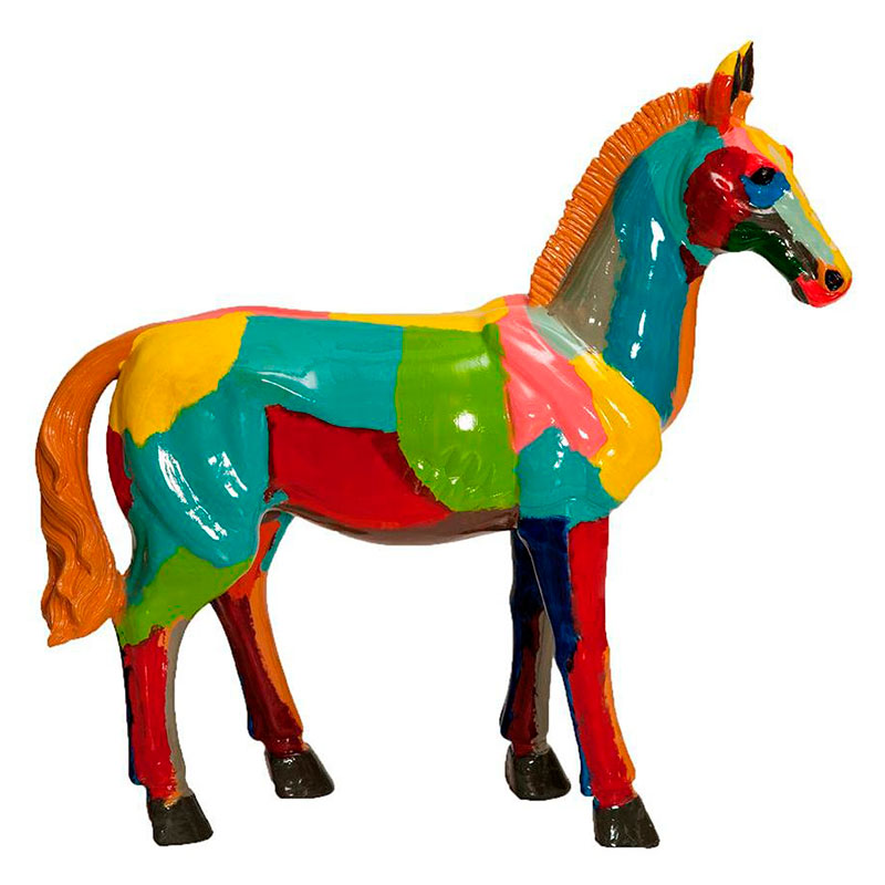 Фигурка керамика лошадь разноцветная Colored Horse Мульти Фигурка керамика лошадь разноцветная Colored Horse Мульти в Волгограде | Loft Concept