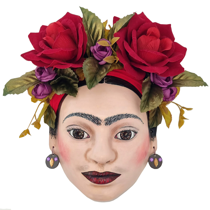 Дизайнерская Маска Frida Kahlo Красный Дизайнерская Маска Frida Kahlo Красный в Волгограде | Loft Concept