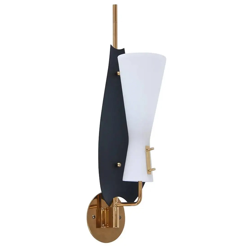 Бра Modern Leaf Sconces Черный Белый Латунь Бра Modern Leaf Sconces Черный Белый Латунь в Волгограде | Loft Concept