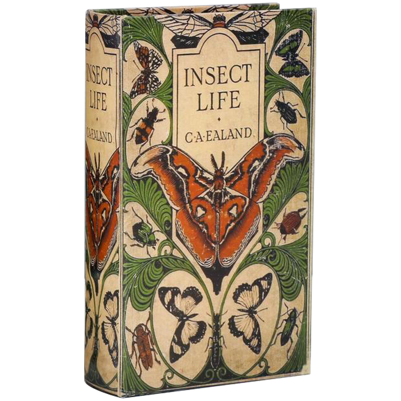 Шкатулка-книга с сейфом Insect Life Book Box Зеленый Бежевый Мульти Шкатулка-книга с сейфом Insect Life Book Box Зеленый Бежевый Мульти в Волгограде | Loft Concept