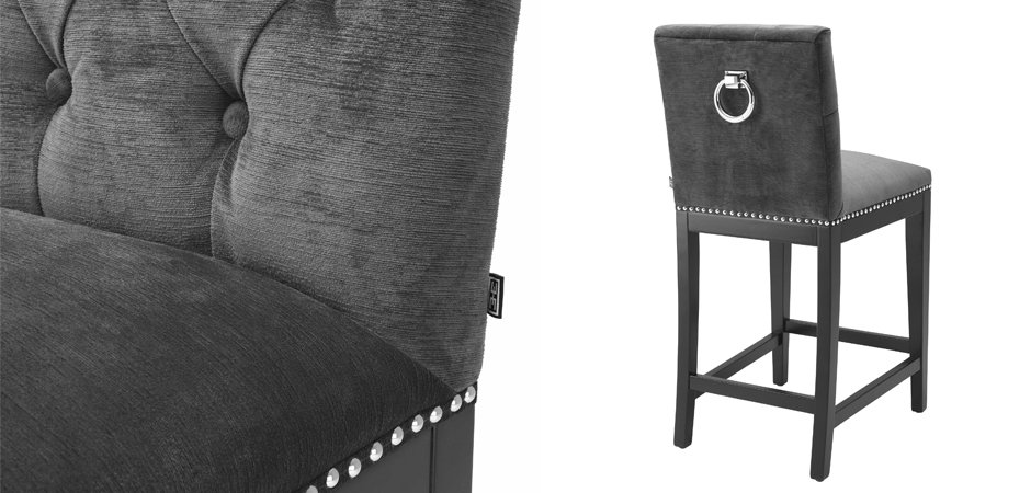 Полубарный стул Eichholtz Counter Stool Domino Полубарный стул Eichholtz Counter Stool Domino - Loft-Concept в Волгограде