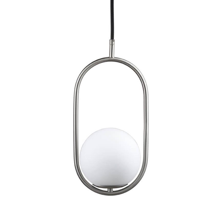 Подвесной светильник B.LUX C Ball oval nickel Белый Никель Подвесной светильник B.LUX C Ball oval nickel Белый Никель в Волгограде | Loft Concept