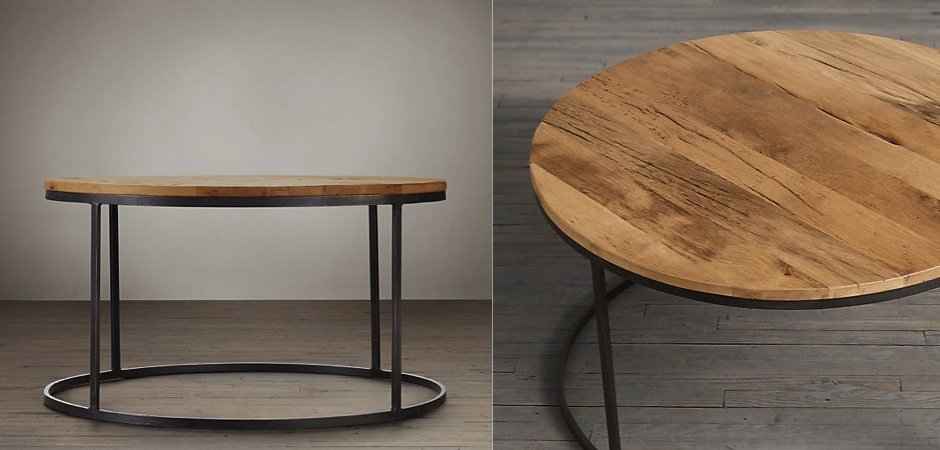 Стол Loft Wooden Round Стол Loft Wooden Round - Loft-Concept в Волгограде