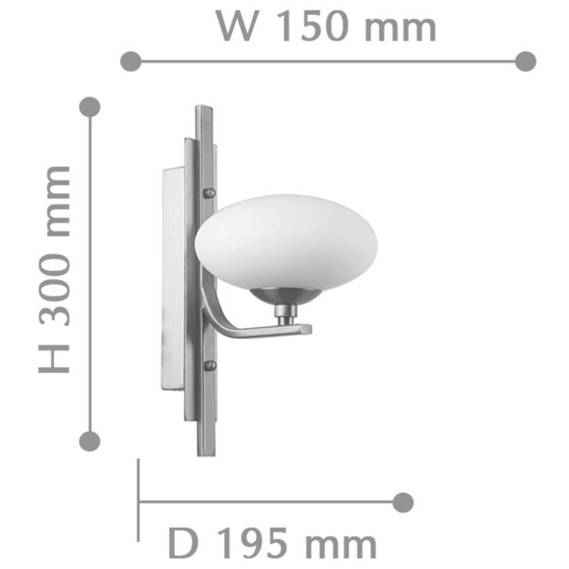 Oval Balls Mushrooms Wall Lamp Silver Oval Balls Mushrooms Wall Lamp Silver в Волгограде