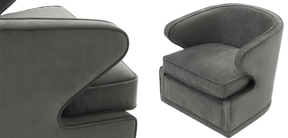 Кресло Eichholtz Chair Dorset Grey Кресло Eichholtz Chair Dorset Grey - Loft-Concept в Волгограде