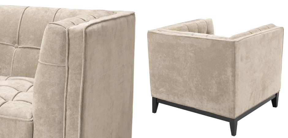 Кресло Eichholtz Chair Aldgate Greige Кресло Eichholtz Chair Aldgate Greige - Loft-Concept в Волгограде