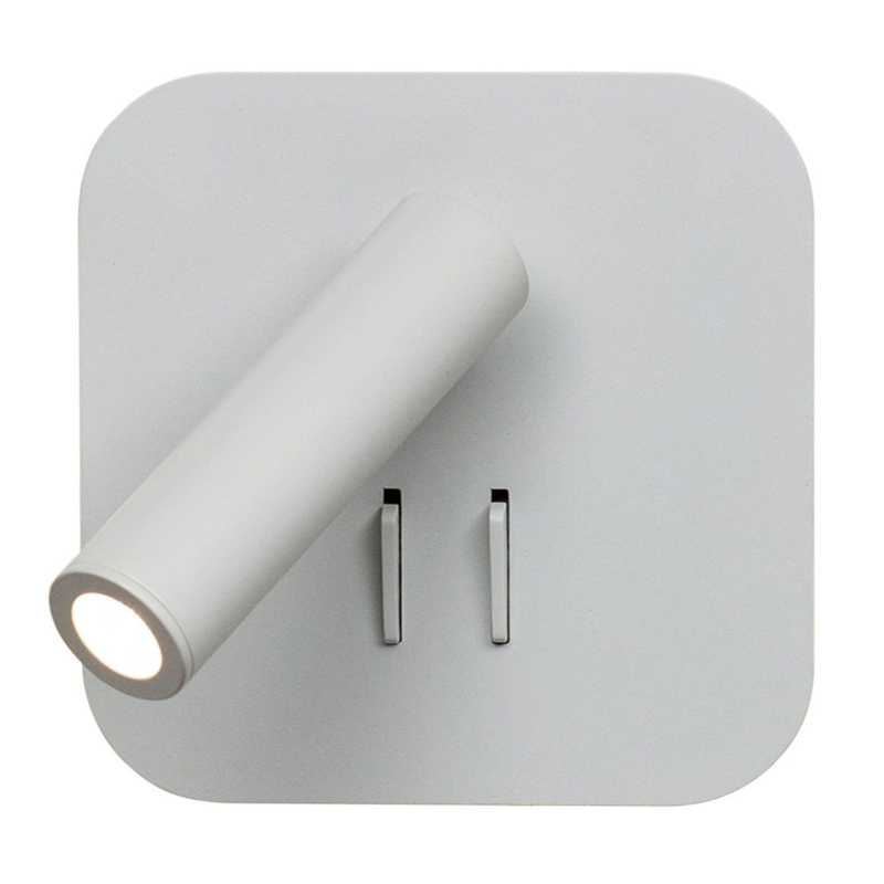 Настенный спот White Square Spot Wall Lamp Белый Настенный спот White Square Spot Wall Lamp Белый в Волгограде | Loft Concept